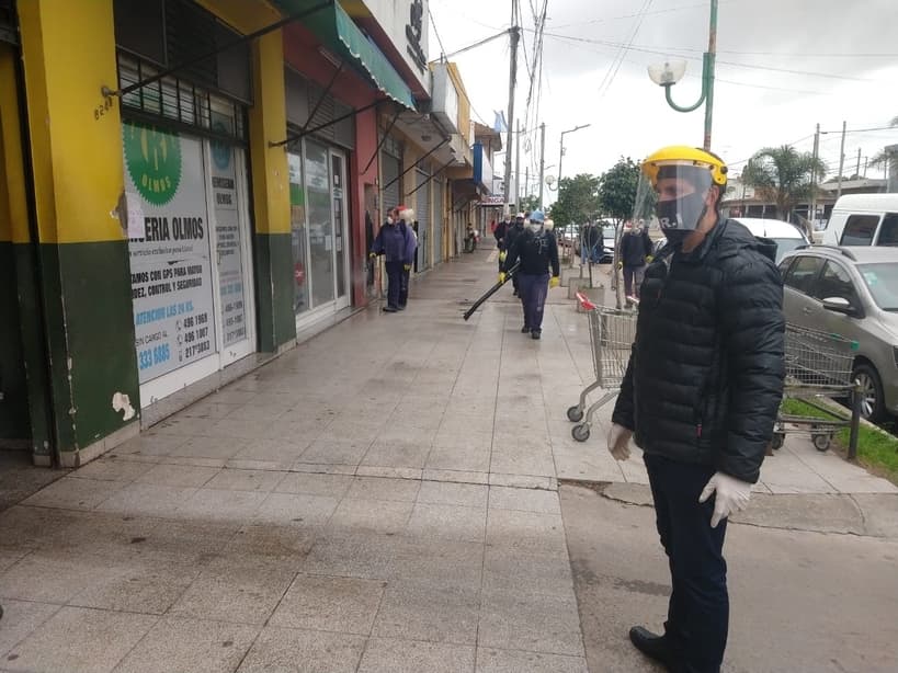 Desinfección en Lisandro Olmos