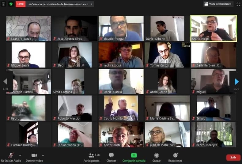 Teleconferencia de la UCR La Plata