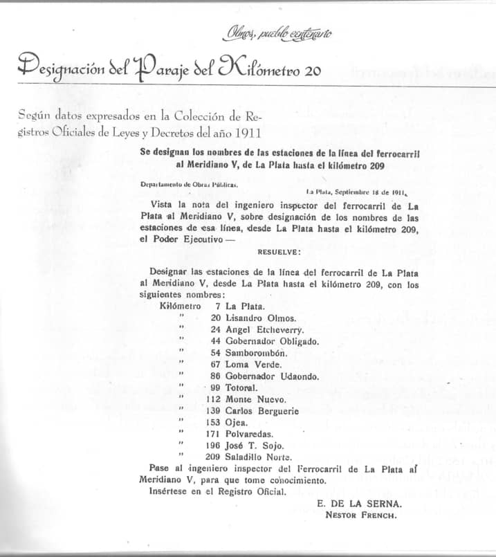 Fundación de Olmos